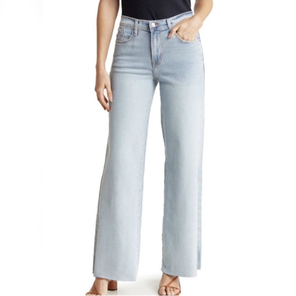Kensie Jeans Vintage Luxe Kaya
High Rise‎ Wide Leg Jeans Light Wash Stretch 12